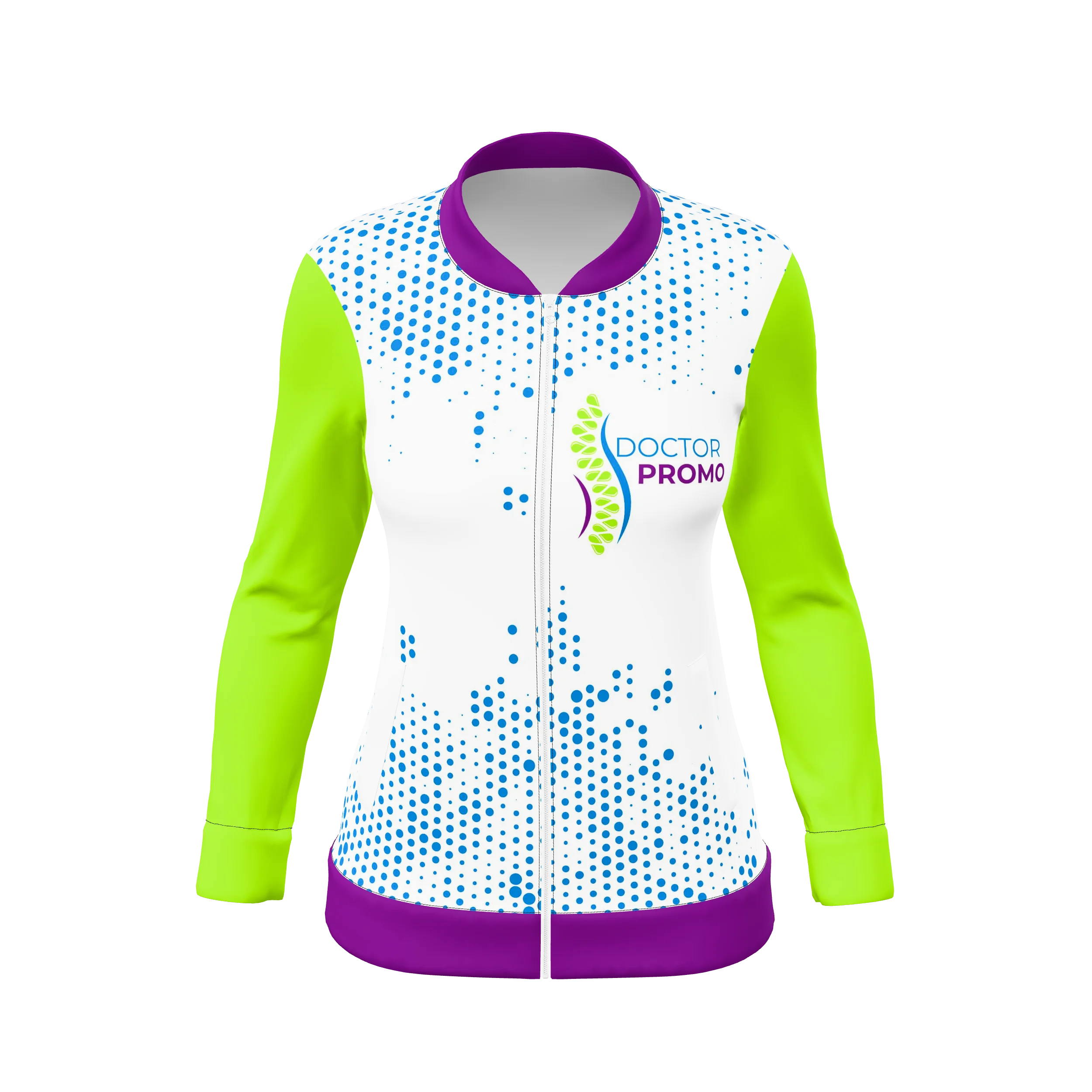 PR174 – WOMEN’S FULL ZIP COLLAR JACKET