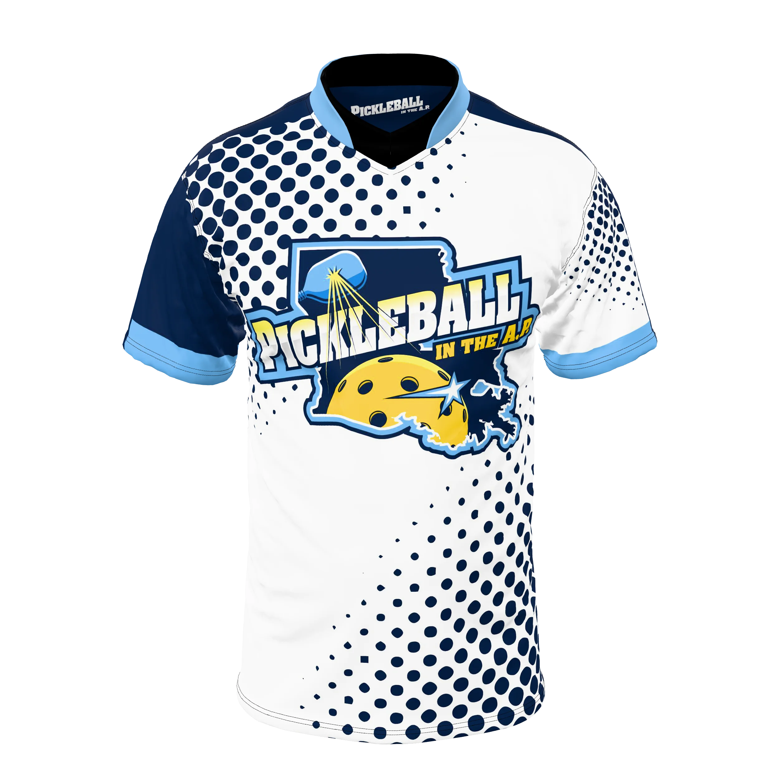 Zuniformers Men's Sport Collar Short Sleeve, front view