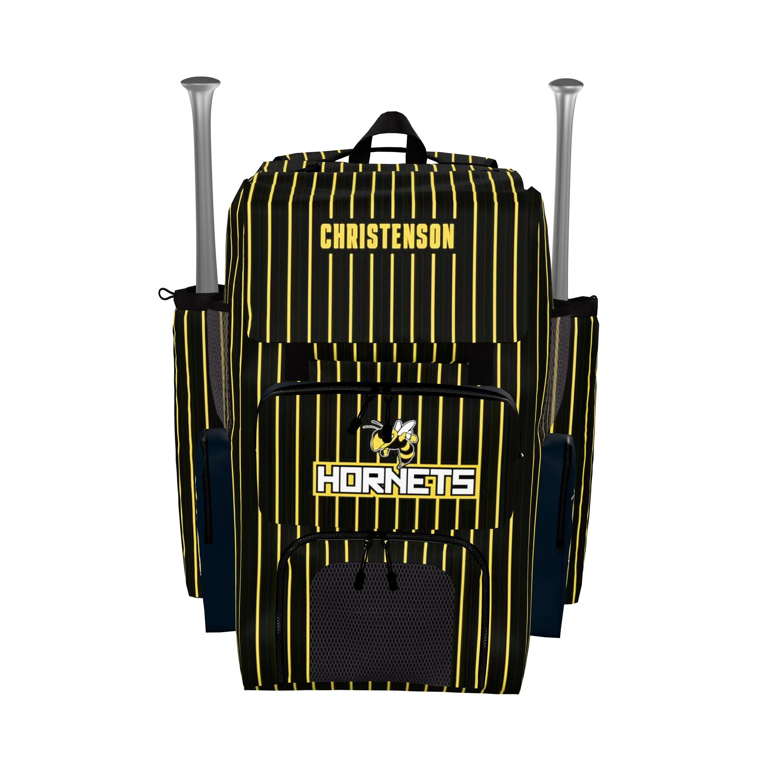 Zuniformers Pro Bat Backpack, front view
