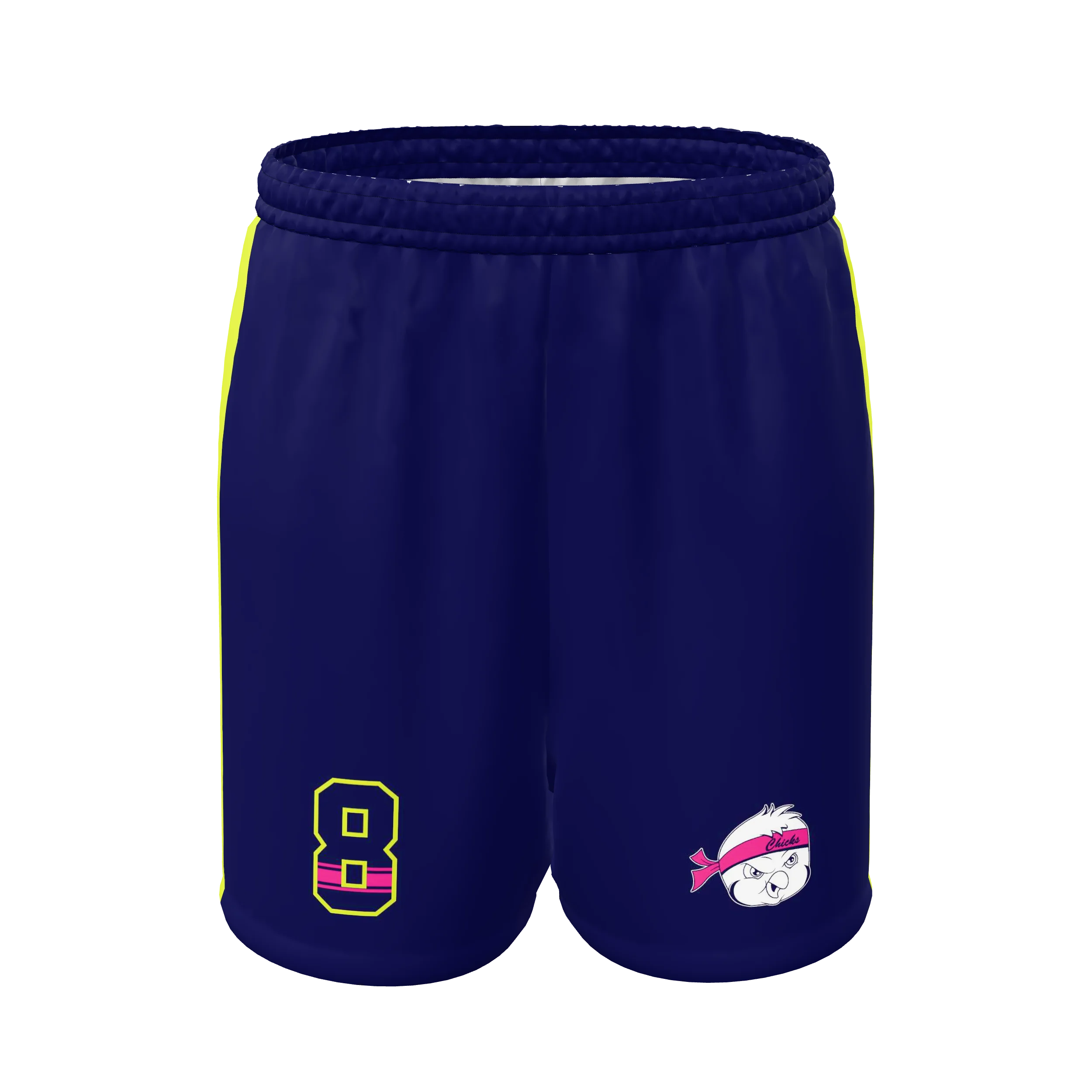 Zuniformers Women's Shorts 5″ Inseam, front view