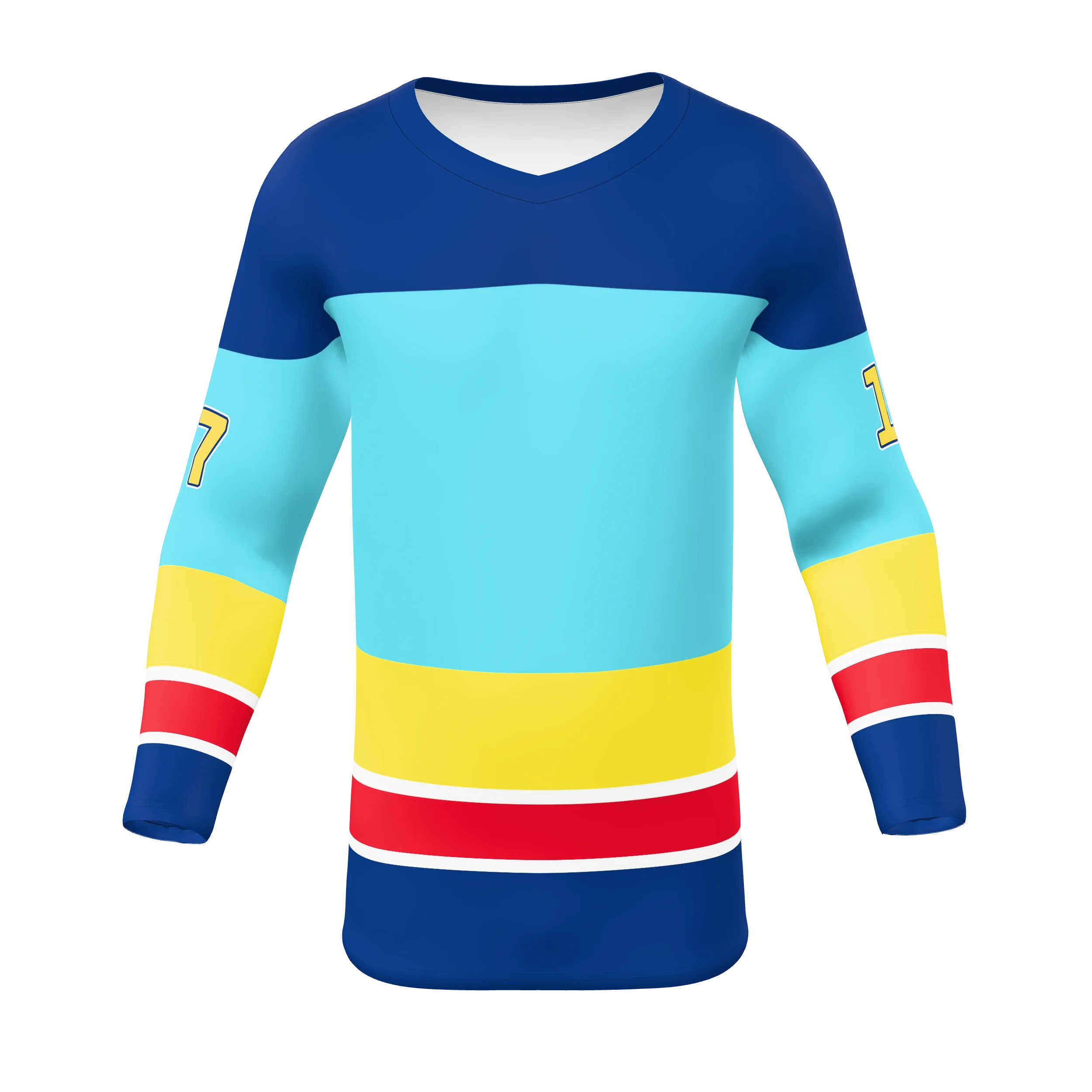 HCKJ02 – MEN’S/YOUTH HOCKEY FAN JERSEY V-NECK