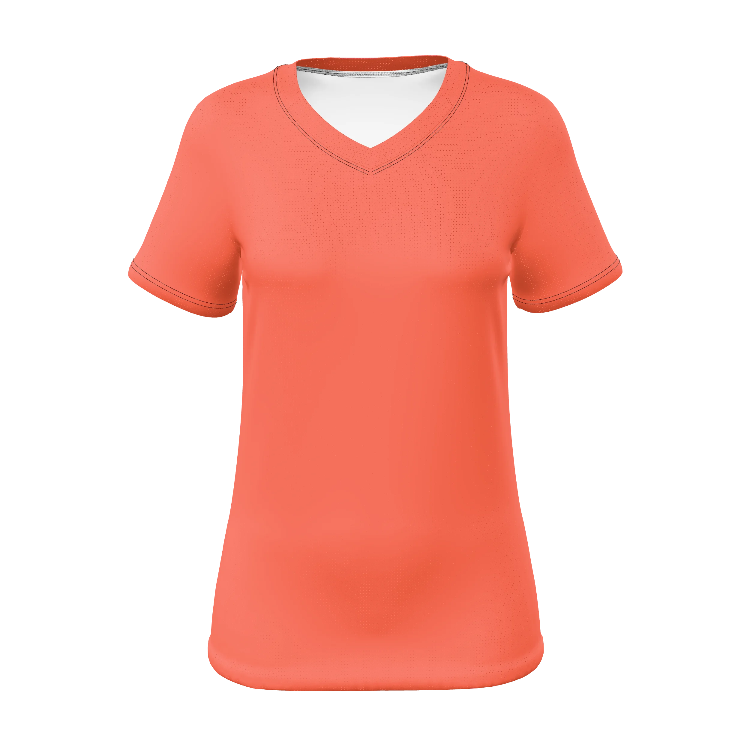Zuniformers Women's/Girls TA Core V-Neck Short Sleeve, front view