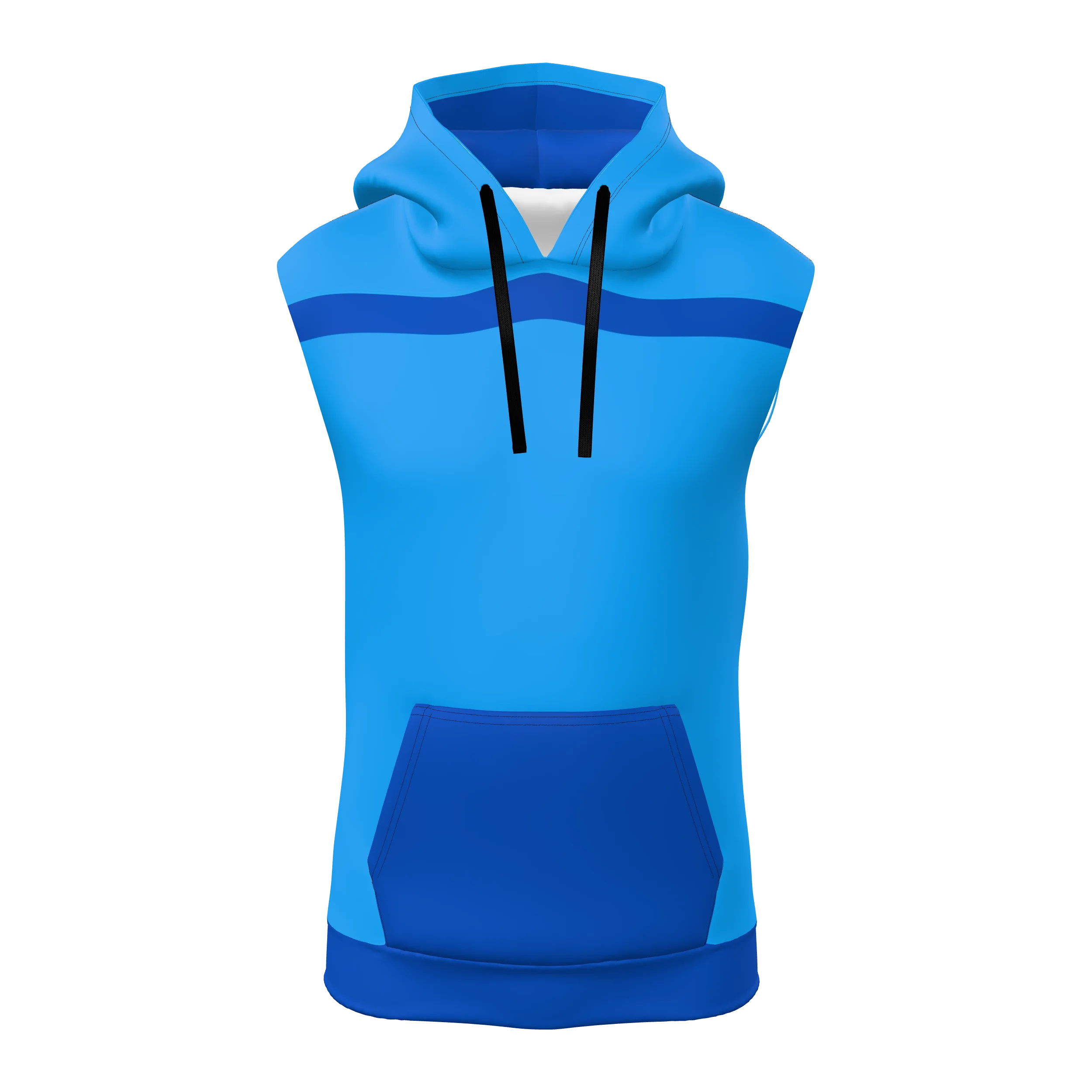 Zuniformers Men's Hoodie Sleeveless, front view