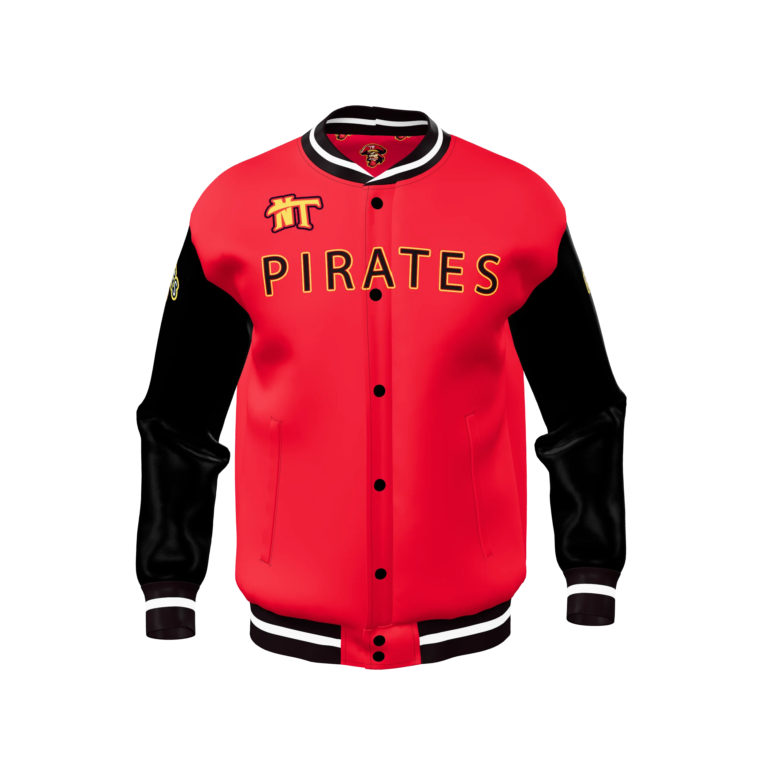 PR118 SPU – PU LEATHER SLEEVE BOMBER JACKET MEN´S