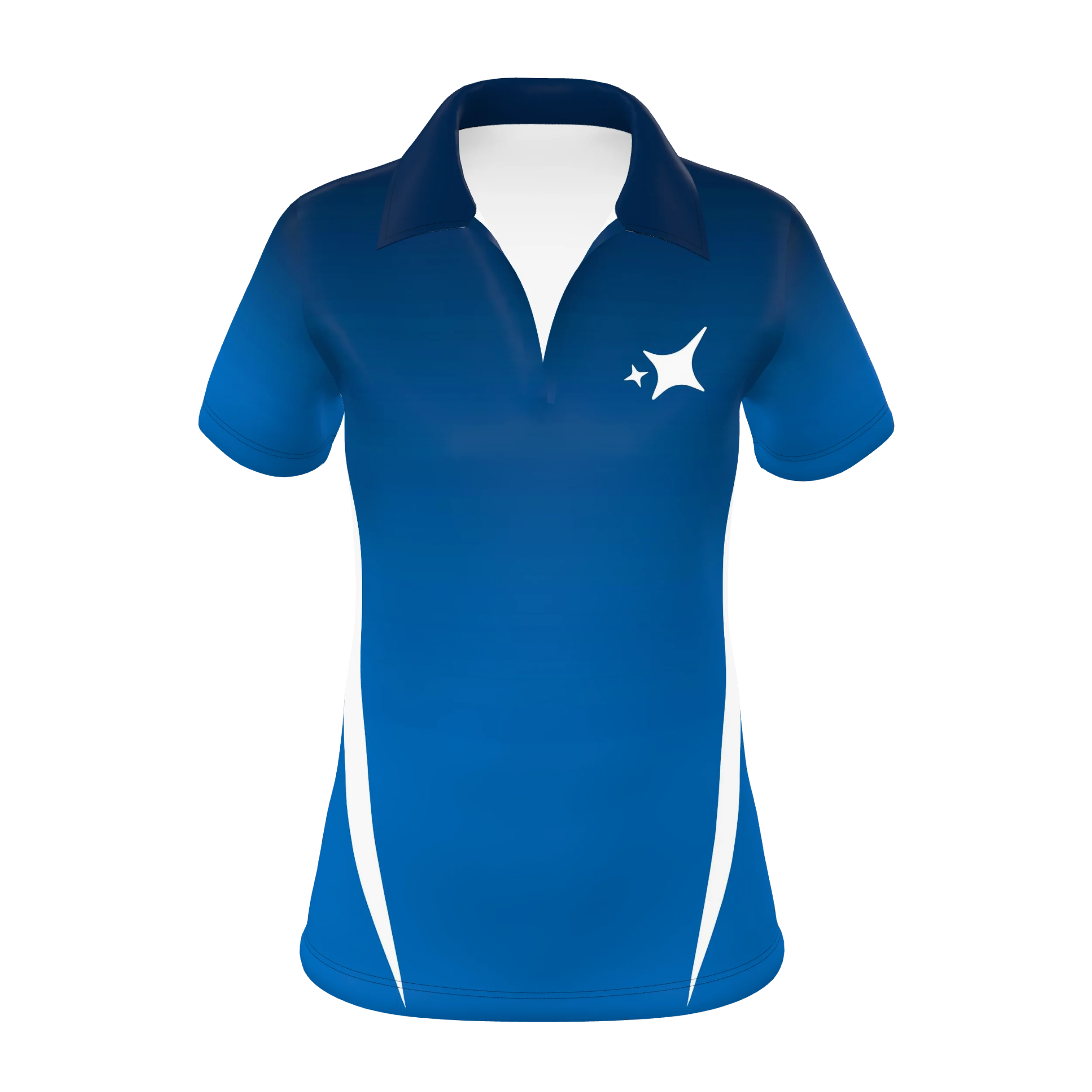 Zuniformers Women's/Girls V-Neck Polo, front view