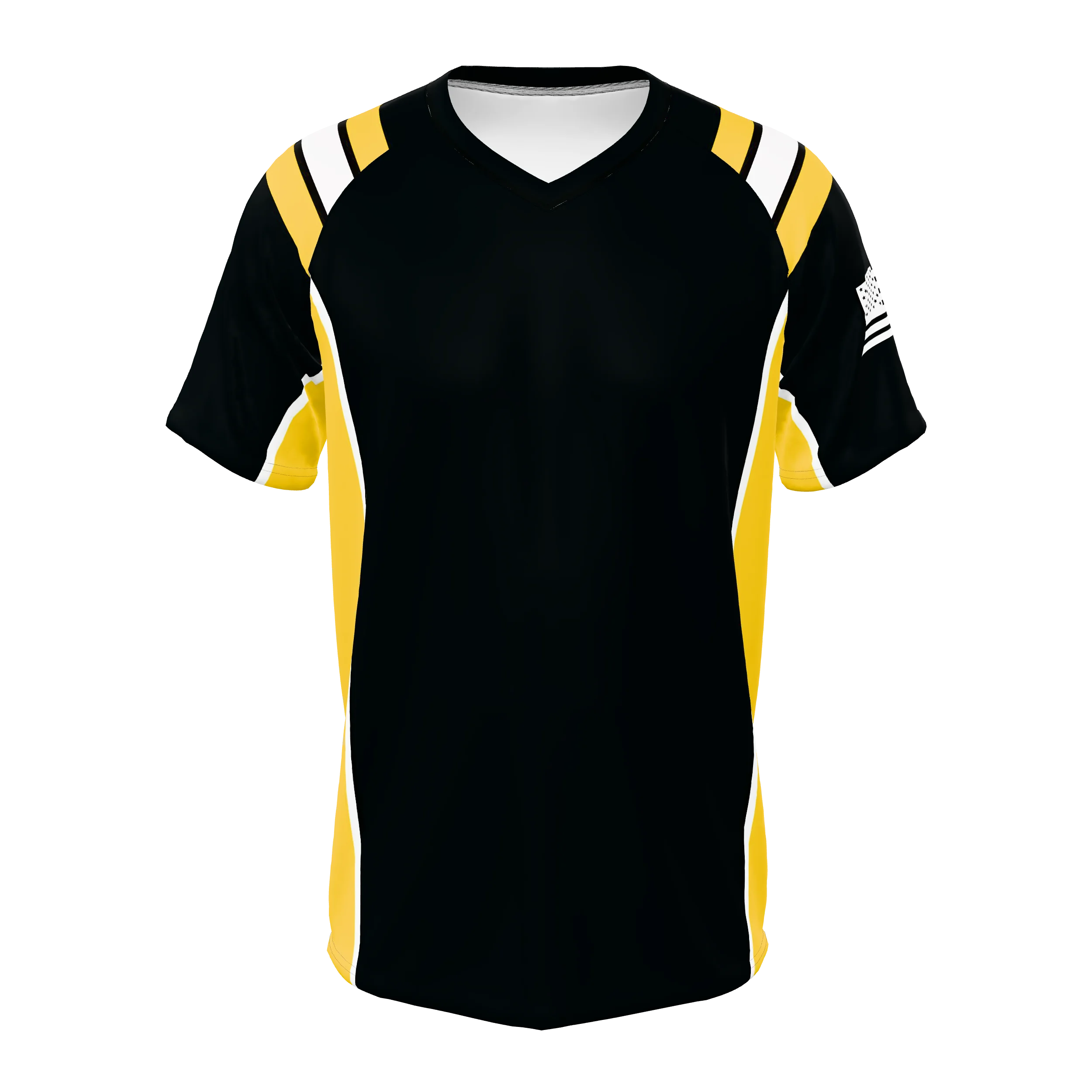 Zuniformers Men's Raglan V-Neck Short Sleeve, front view