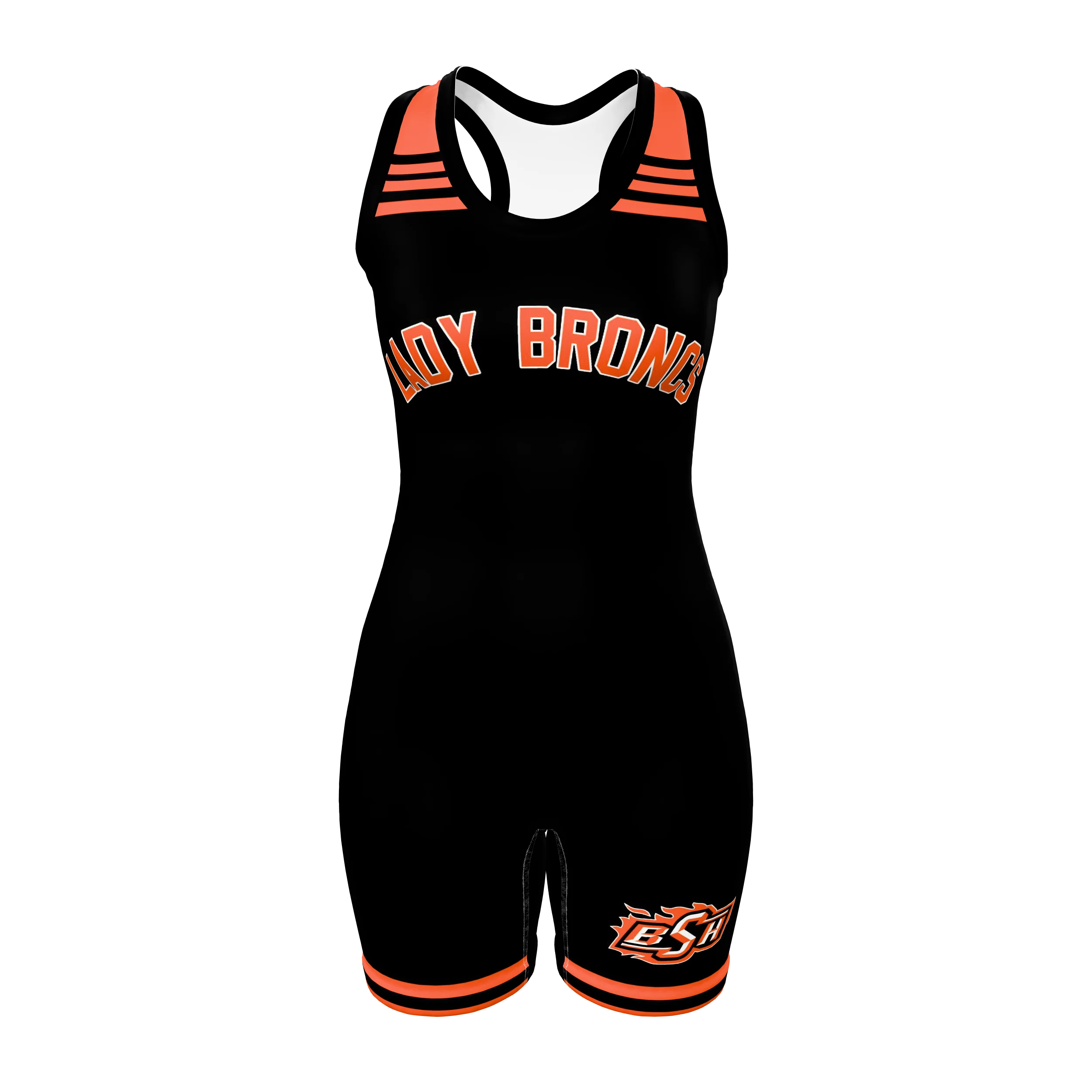 Zuniformers Women's Wrestling Singlet, front view
