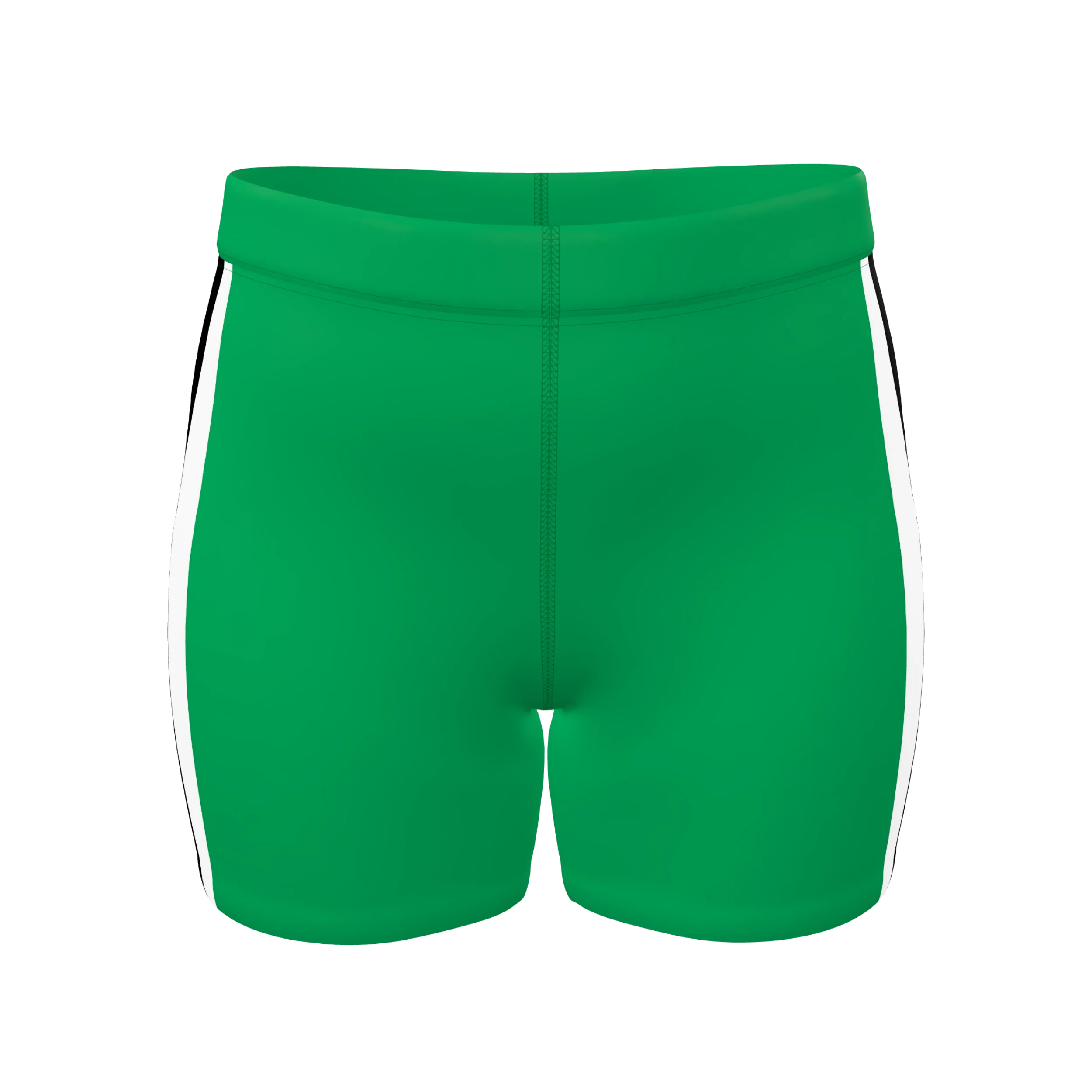 Zuniformers Women's/Girls Track & Field Compression 4″ Shorts, front view