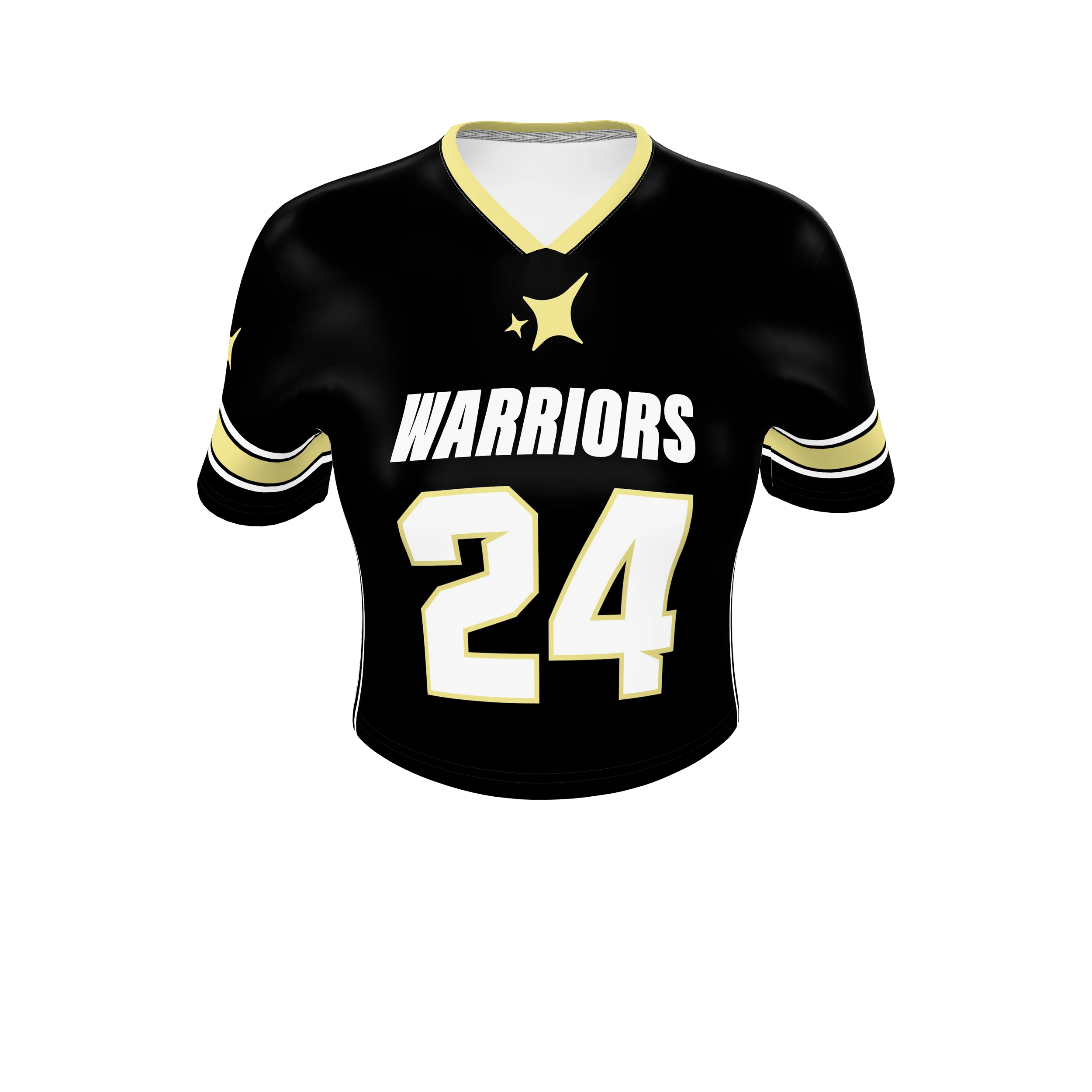 Zuniformers Women's/Girls Crop Top Fan Jersey, front view