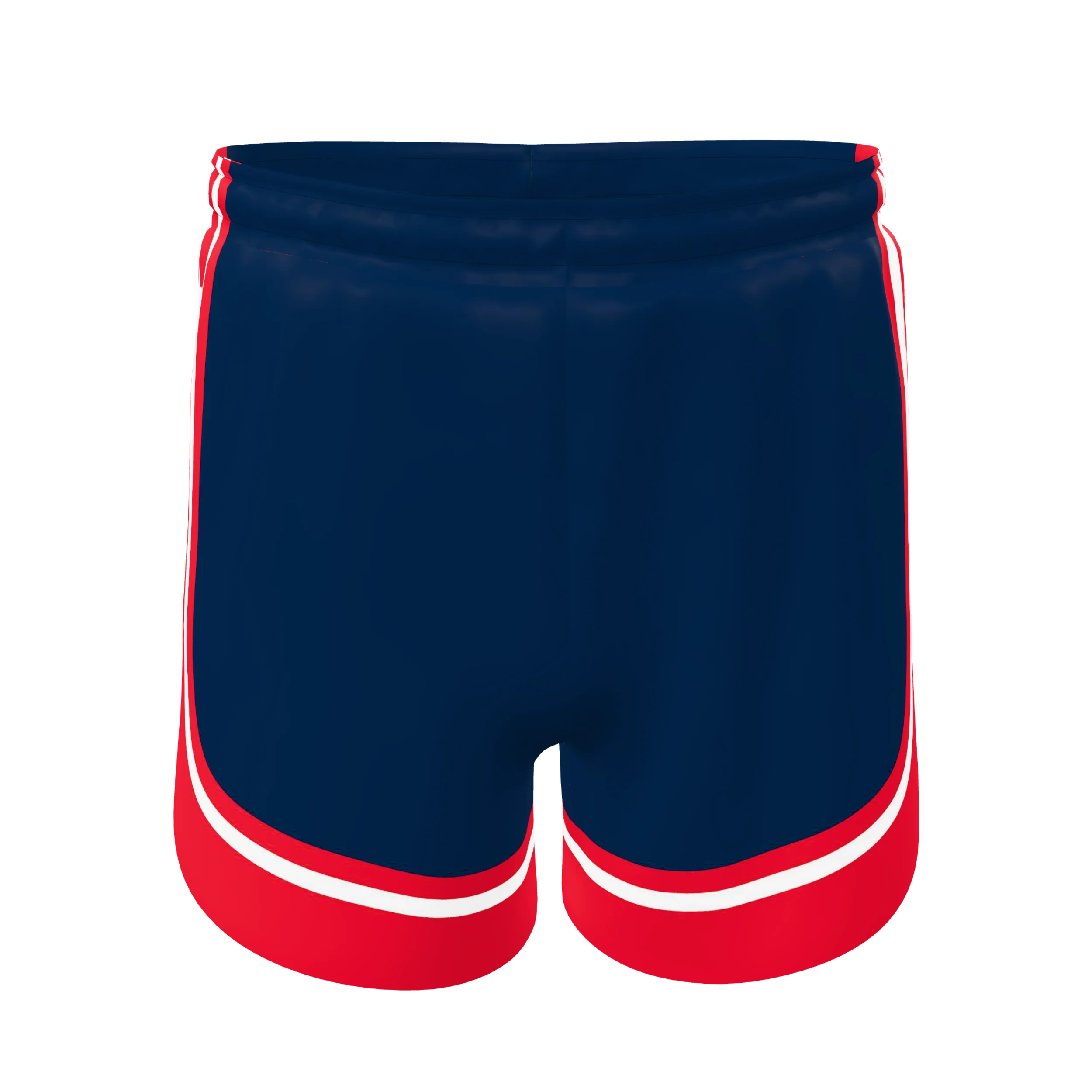 Zuniformers Men's/Youth Track & Field Split Short with Brief 5″ Poly Spandex, front view