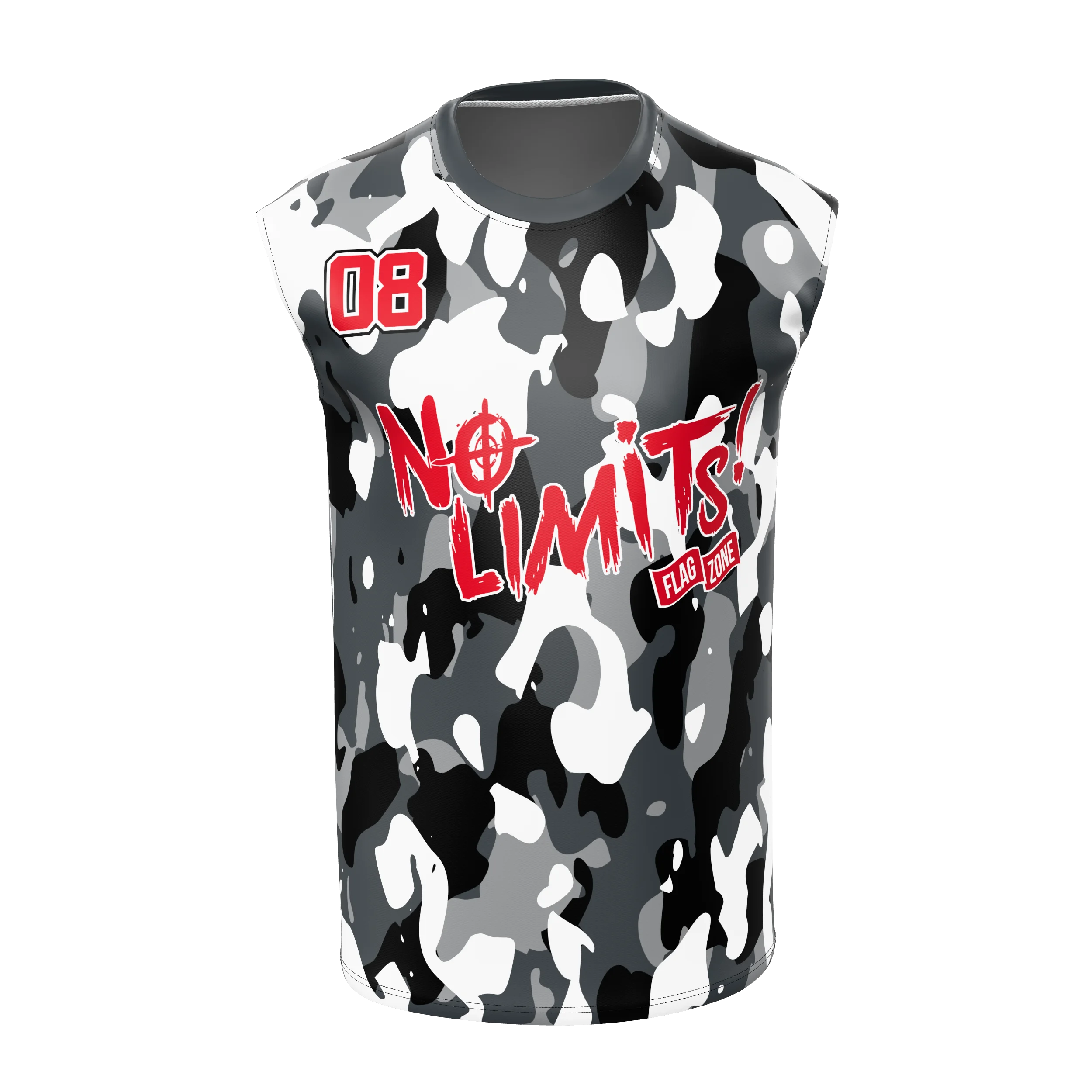 Zuniformers Men's Crew Sleeveless, front view