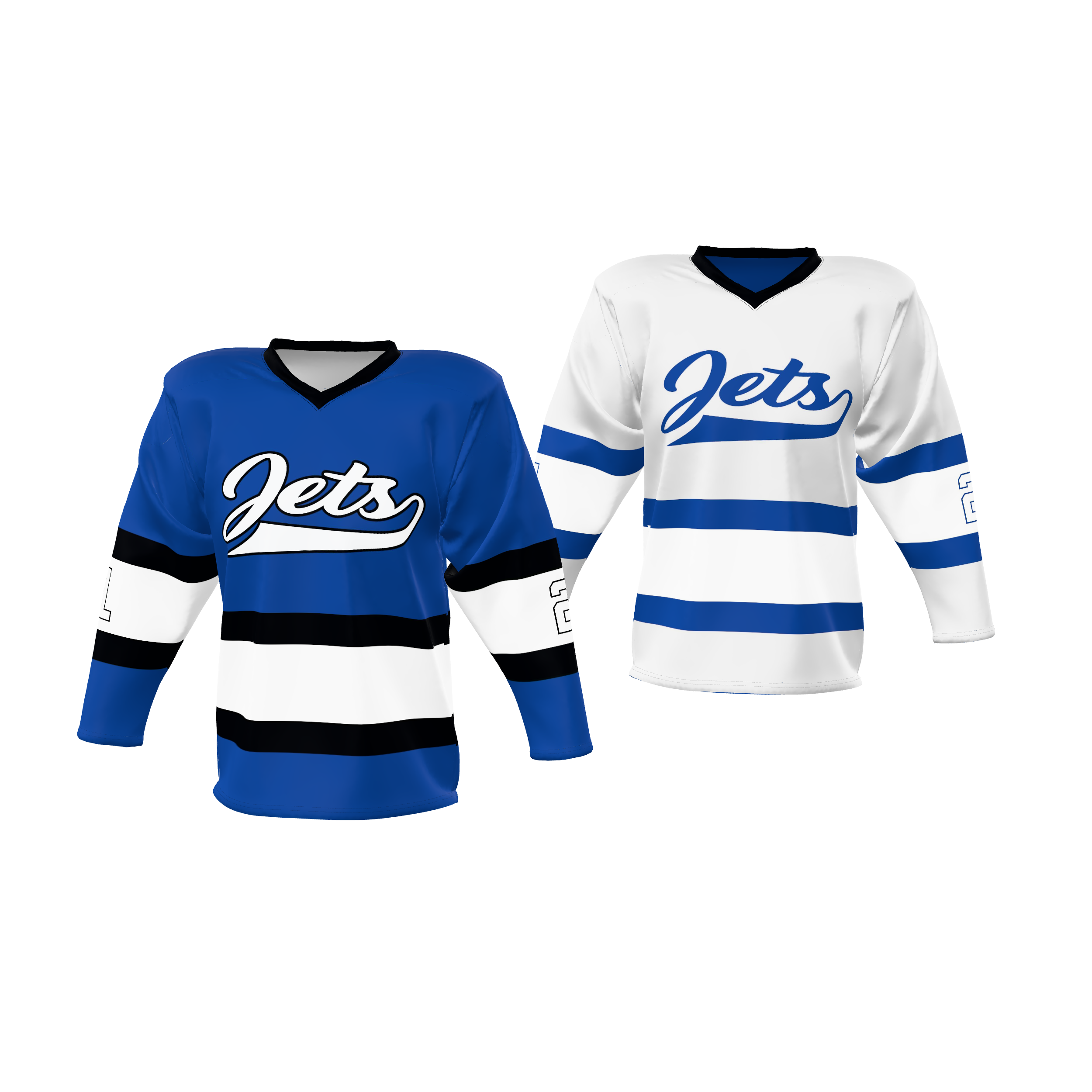 HCKJ04R – MEN’S/YOUTH HOCKEY GAME V-NECK REV 2-PLY