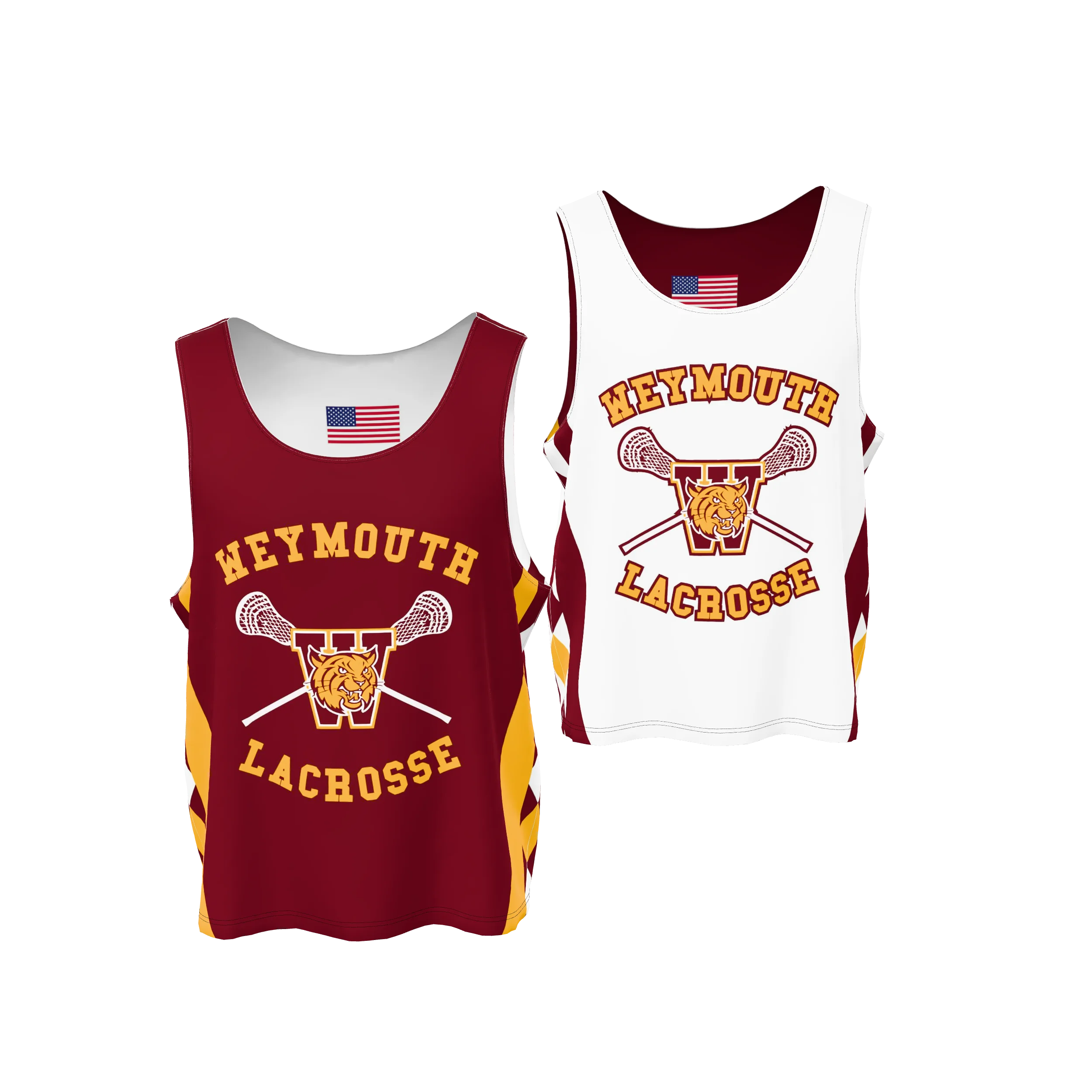 LCJ01R – MEN’S LACROSSE PINNIE REVERSIBLE 2·PLY