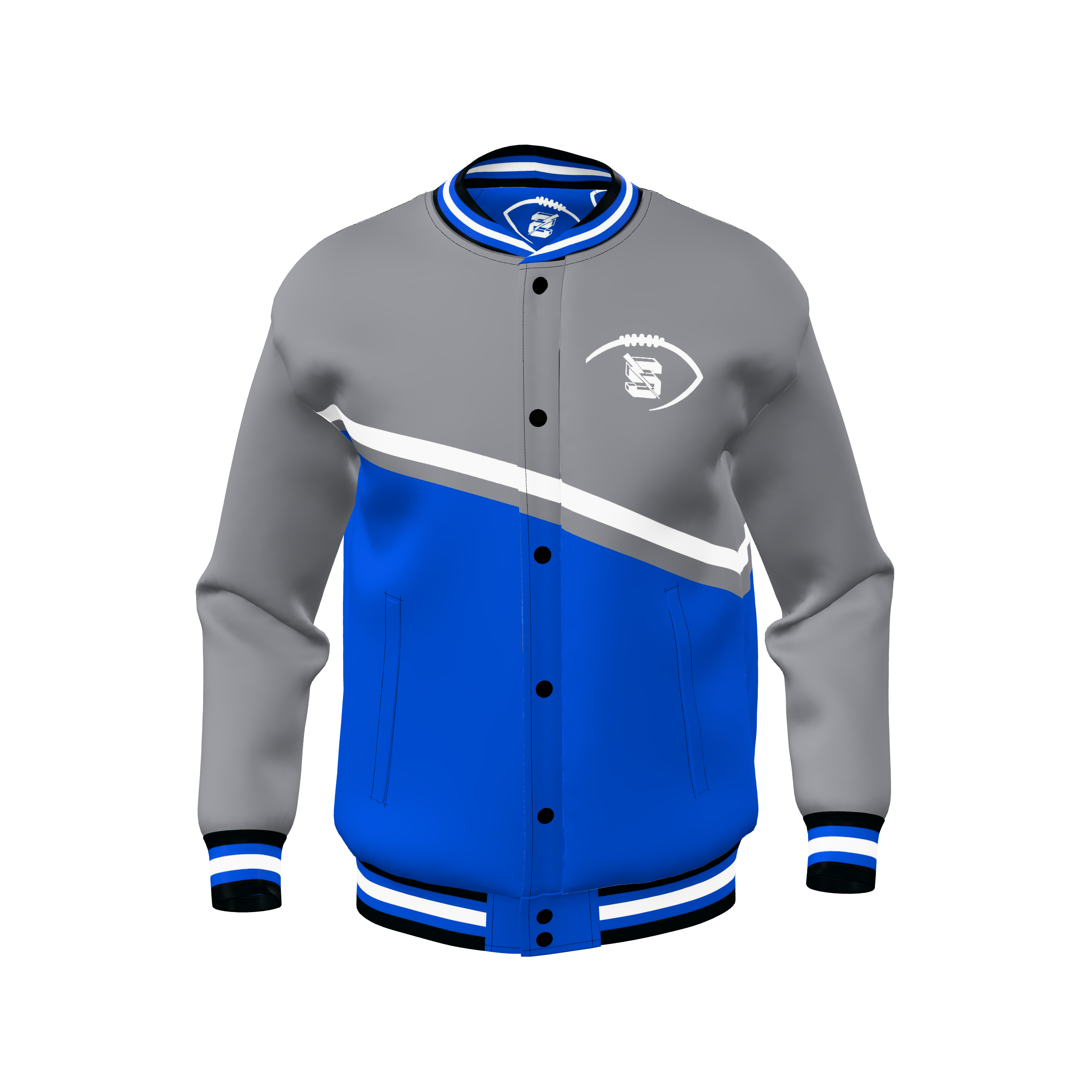 Zuniformers Men's Bomber Jacket, front view