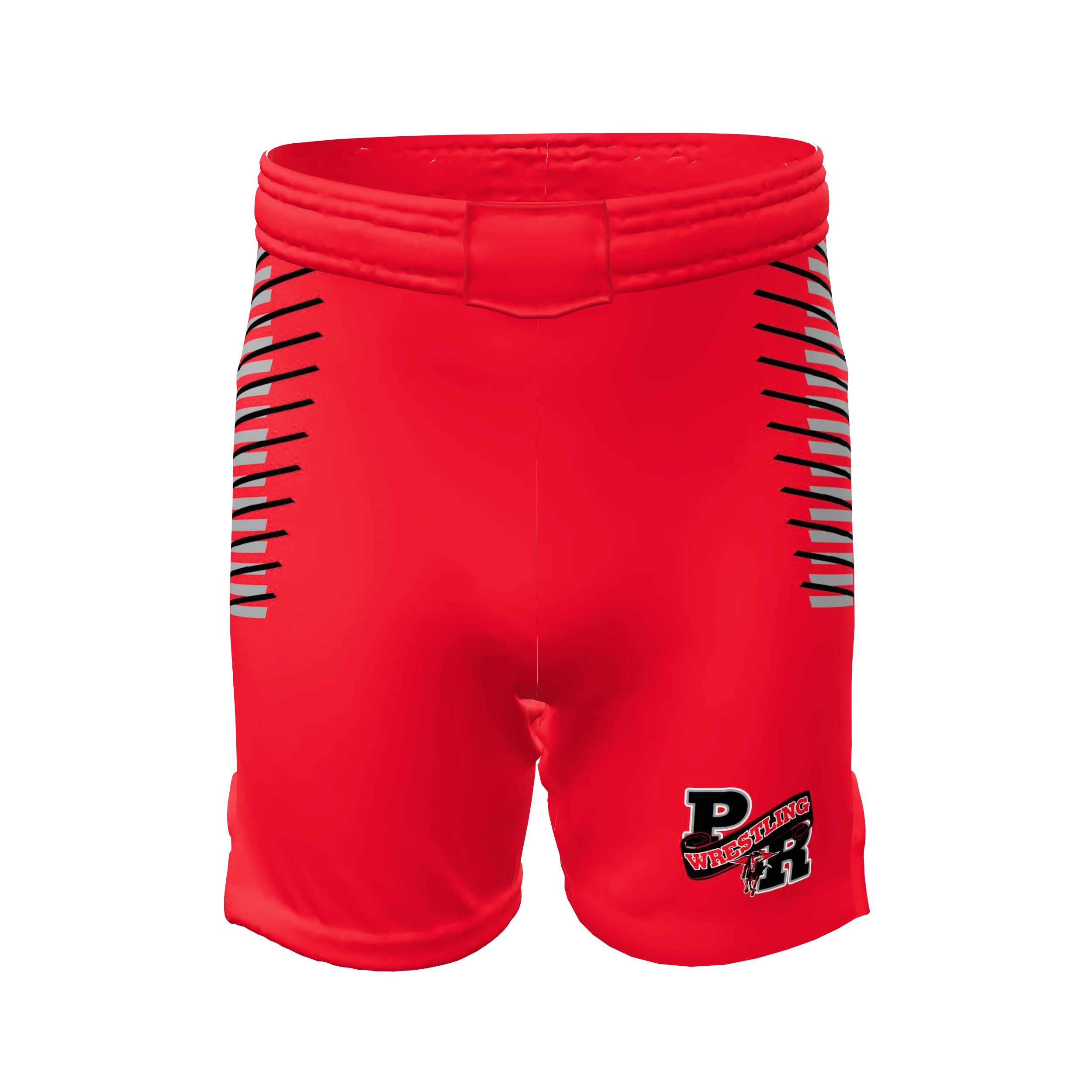 Zuniformers Men's Wrestling Shorts, front view