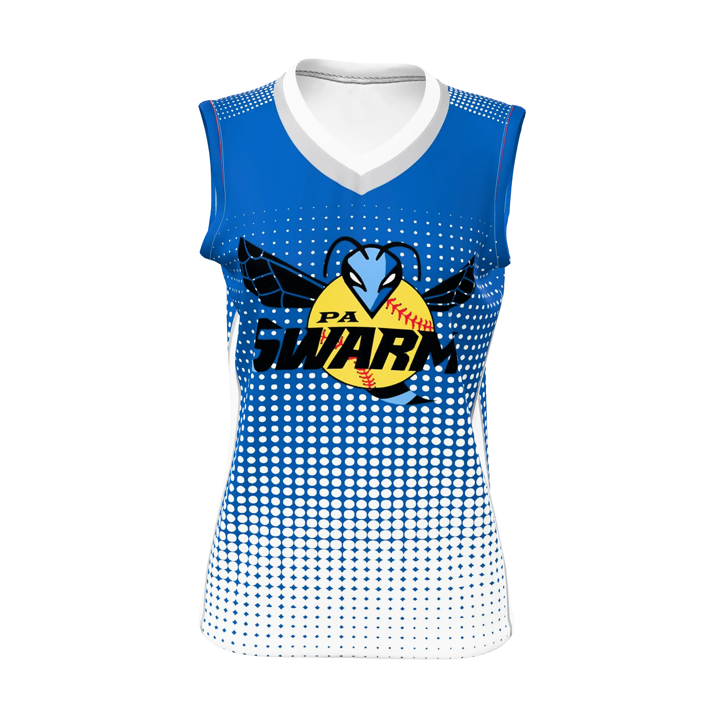 Zuniformers Women's V-Neck Sleeveless, front view