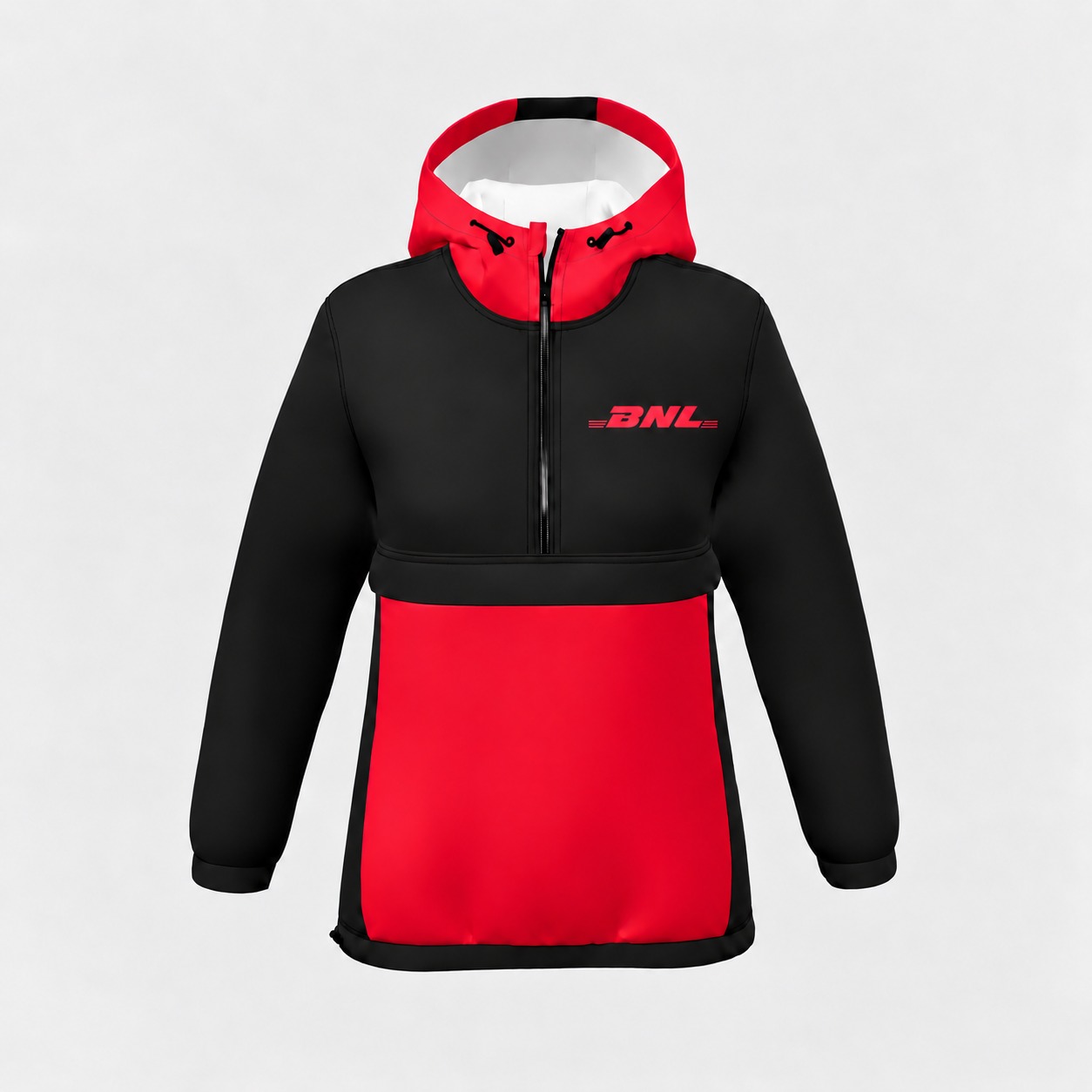 Zuniformers Women's Half Zip Rain Jacket, front view